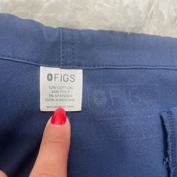 Figs Pants Mens Size XL Blue Scrubs Technical Collection Pockets Uniform - Picture 3 of 9